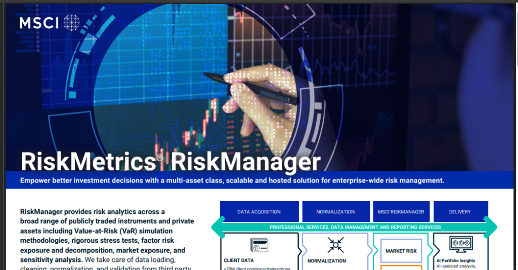 RiskMetrics (by MSCI)