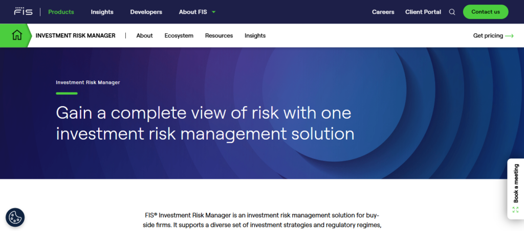  FIS Risk Manager