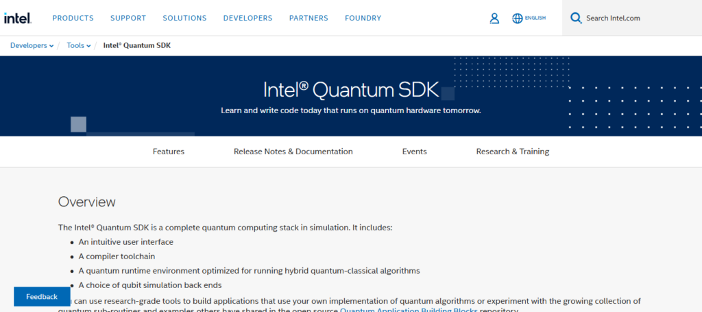  Intel Quantum SDK Beta