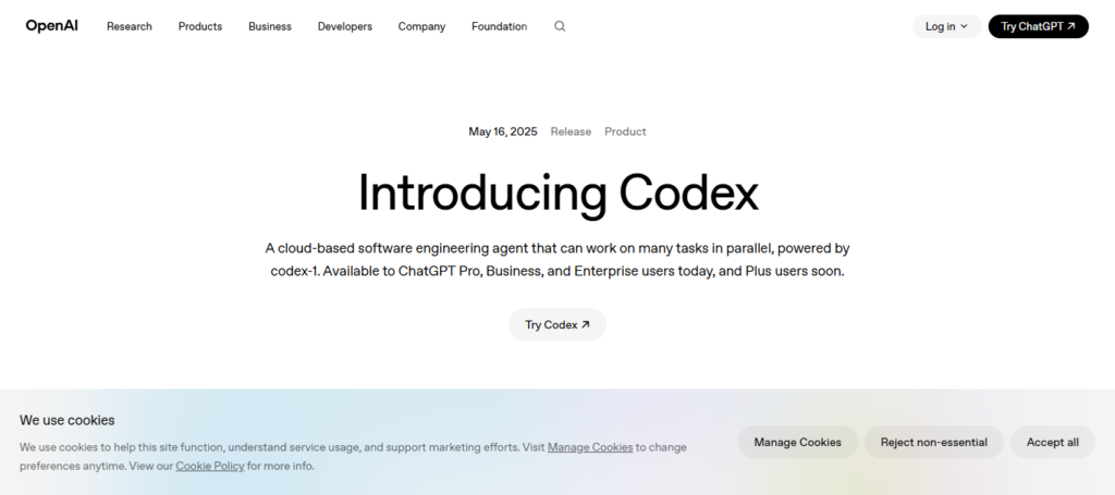 OpenAI Codex Next (Beta)