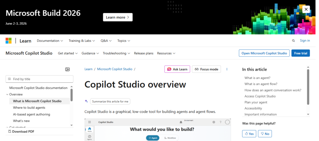  Microsoft Copilot Studio Beta