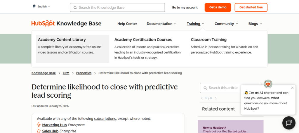 HubSpot Predictive