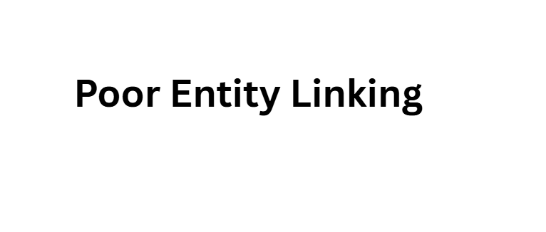 Poor Entity Linking