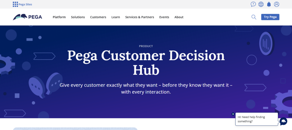 Pega Customer Decision Hub