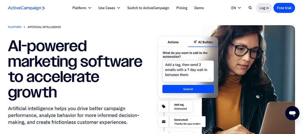 ActiveCampaign Predictive AI