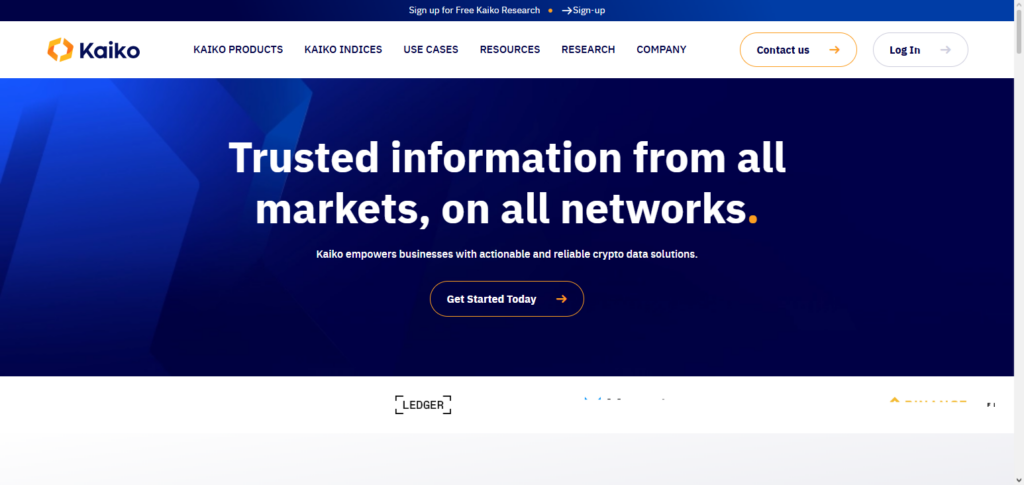 Kaiko AI Market Data