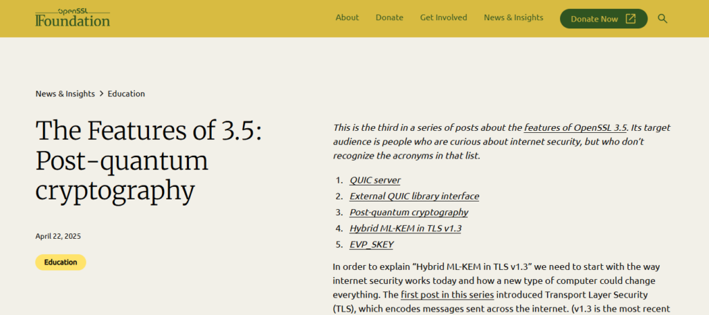 OpenSSL PQC Edition