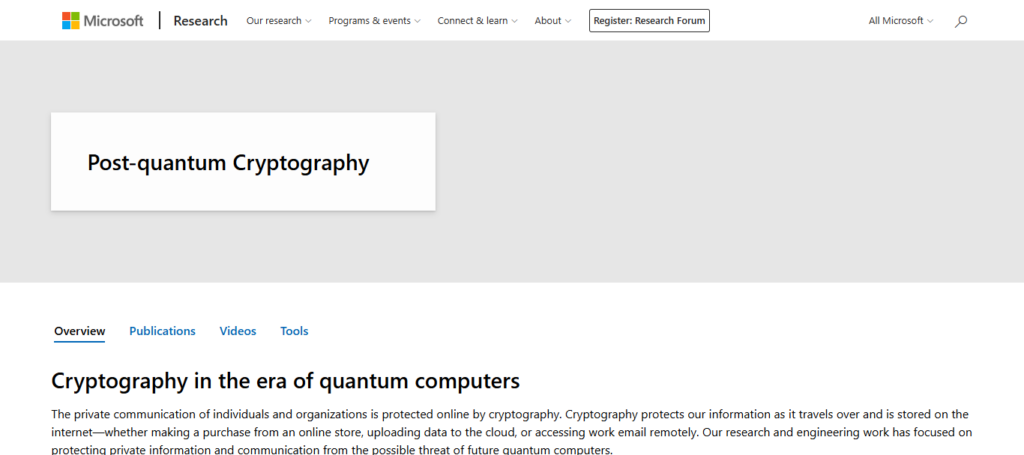Microsoft PQC Security Toolkit
