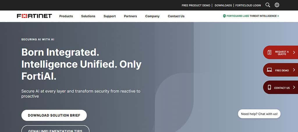 Fortinet FortiAI