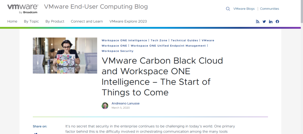 VMware Workspace ONE + Carbon Black