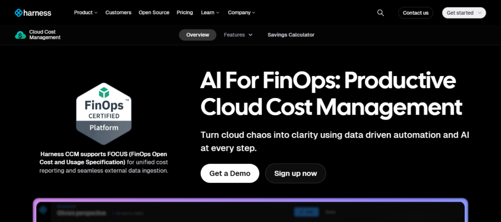Harness Cloud Cost Management