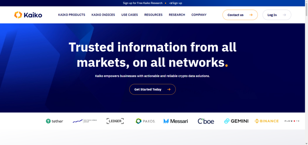 Kaiko AI Market Data