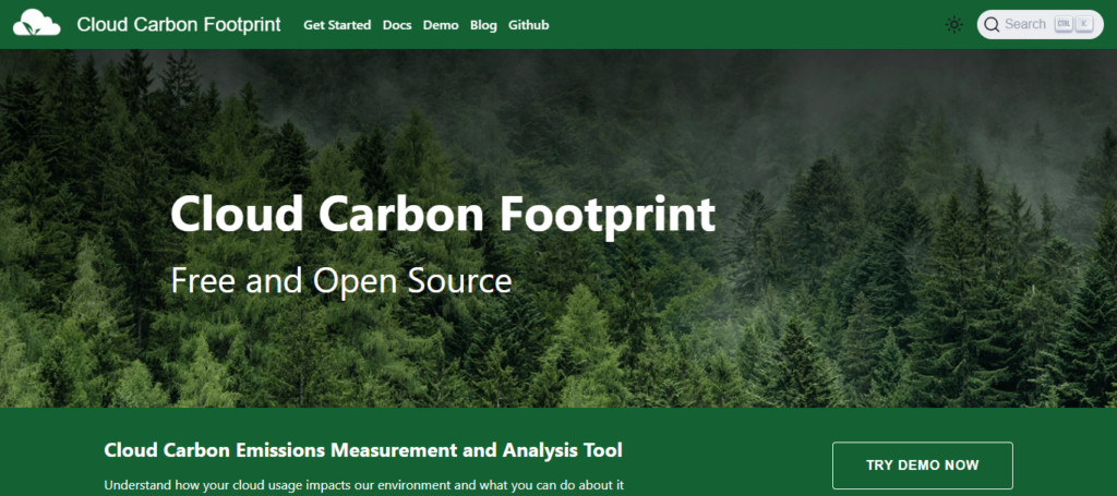 Cloud Carbon Footprint (Open Source)
