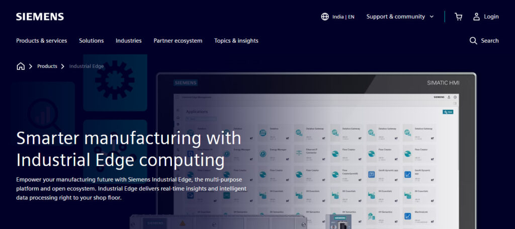 Siemens Industrial Edge AI