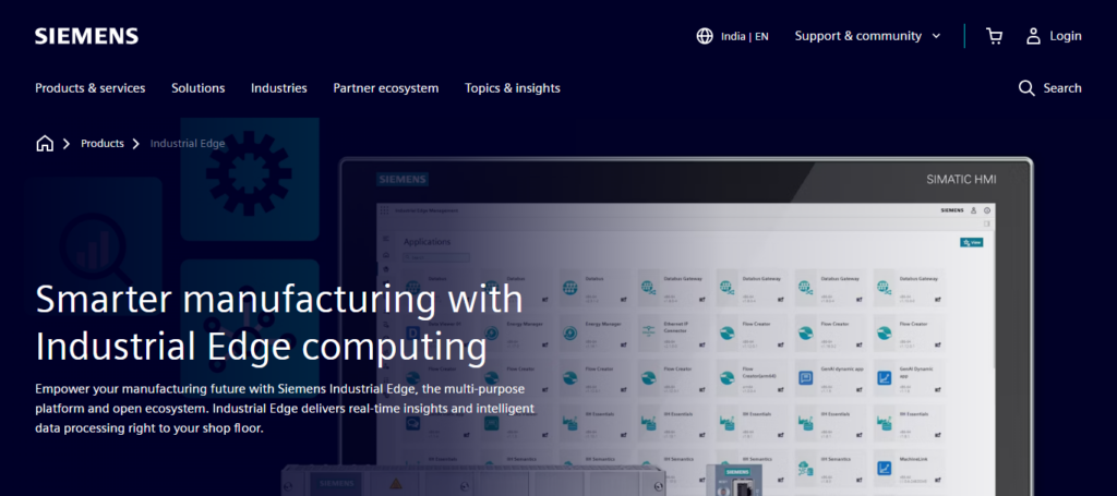 Siemens Industrial Edge AI