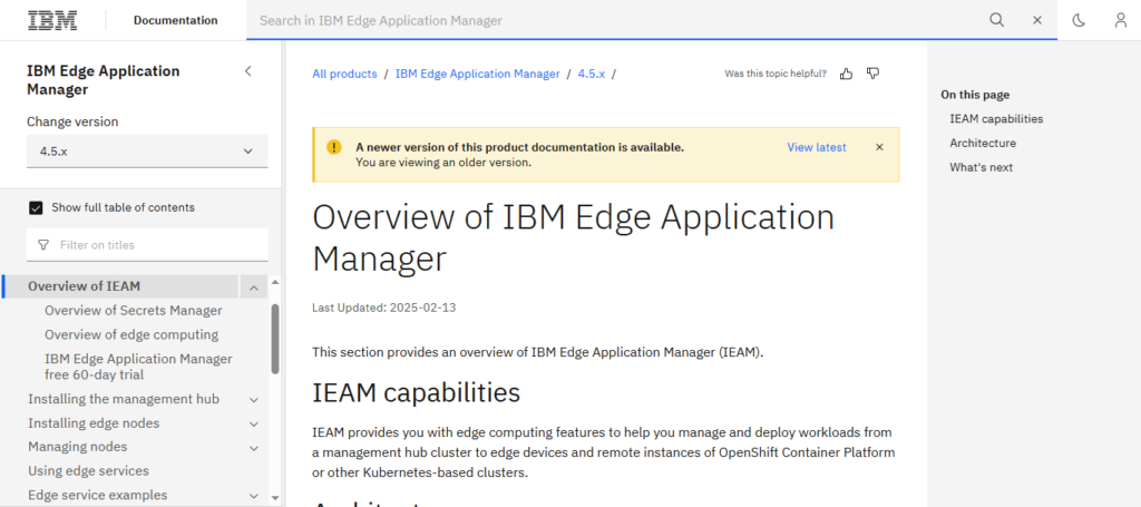 IBM Edge Application Manager