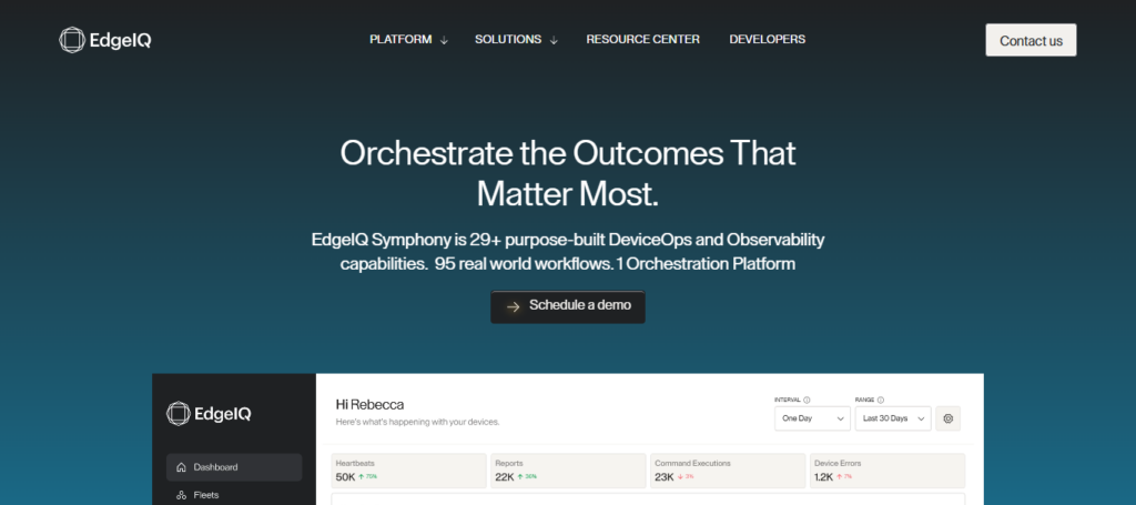 EdgeIQ Orchestration Platform