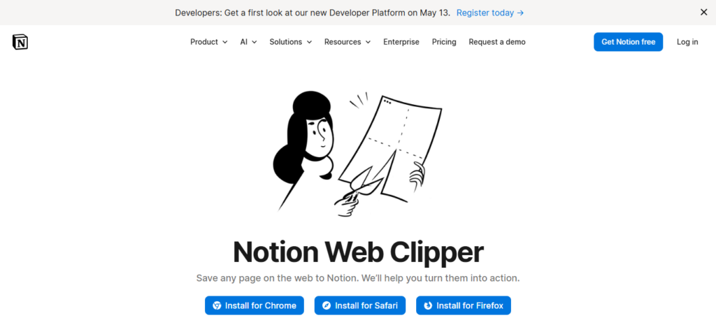 Notion AI Web Clipper
