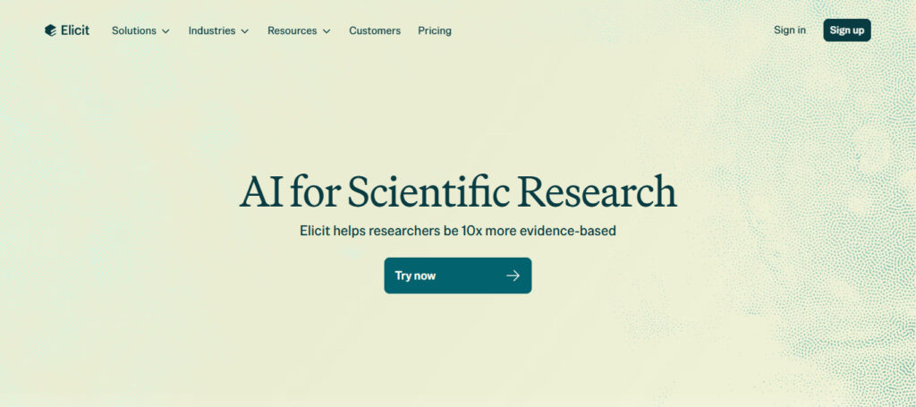 Elicit AI Research Assistant