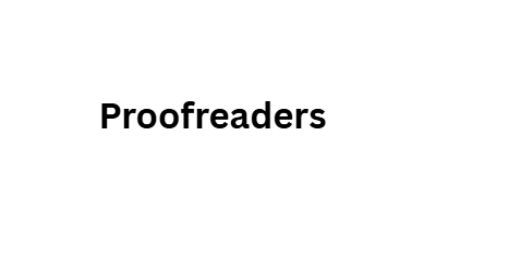 Proofreaders