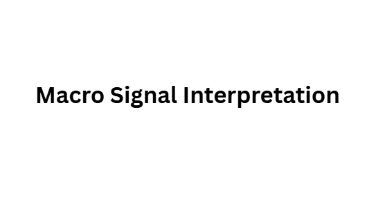 Macro Signal Interpretation