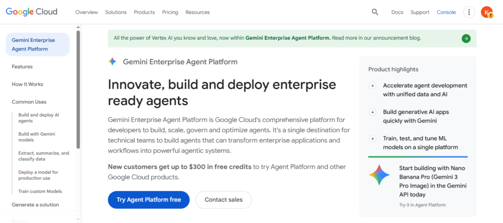 Google Cloud Vertex AI Decision Support