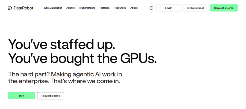 DataRobot AI Decision Intelligence