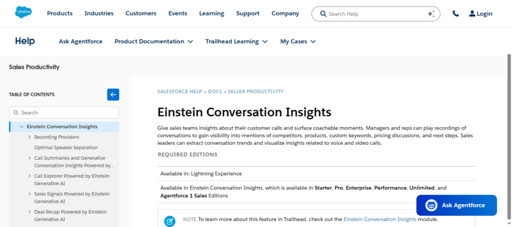 Einstein Conversation Insights