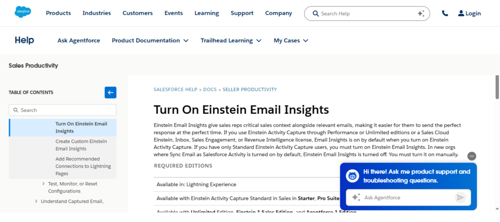 Einstein Email Insights