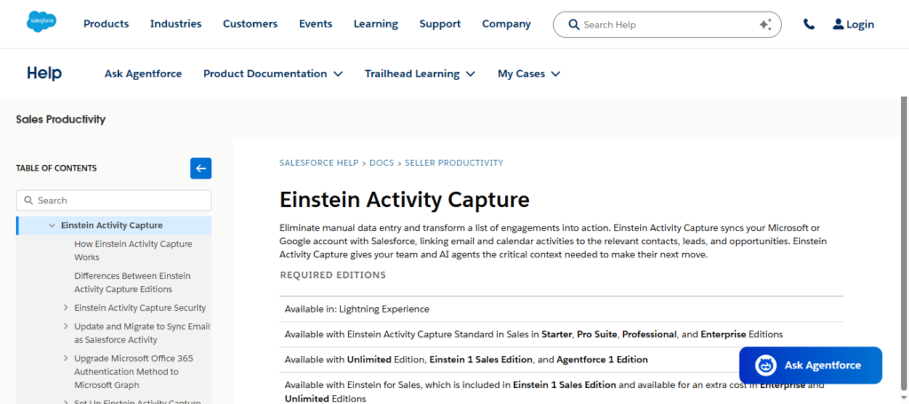 Einstein Activity Capture