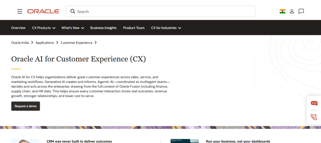 Oracle CX AI (Customer Experience)