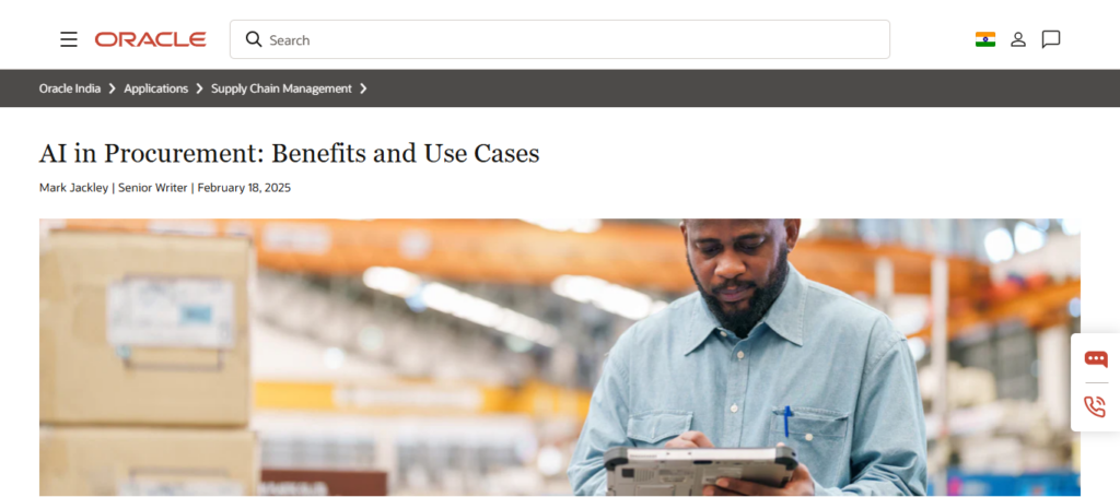 Oracle AI Procurement