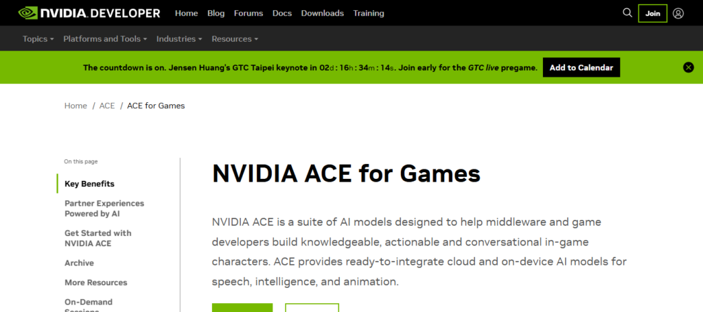 Nvidia ACE (Avatar Cloud Engine)