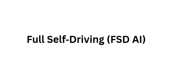  Full Self‑Driving (FSD AI)