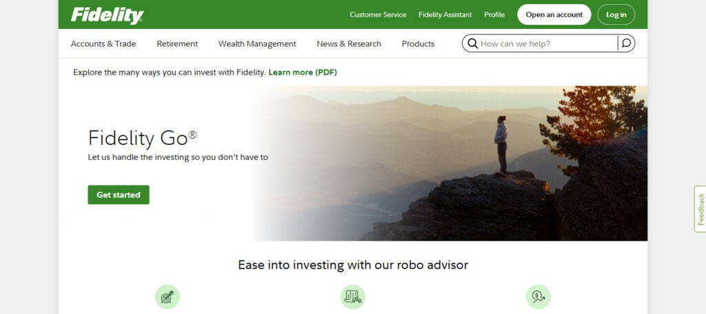 Fidelity Go Robo‑Advisor