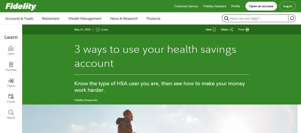 Health Savings Account (HSA) Investing