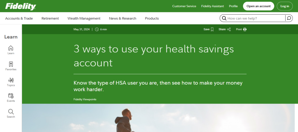 Health Savings Account (HSA) Investing