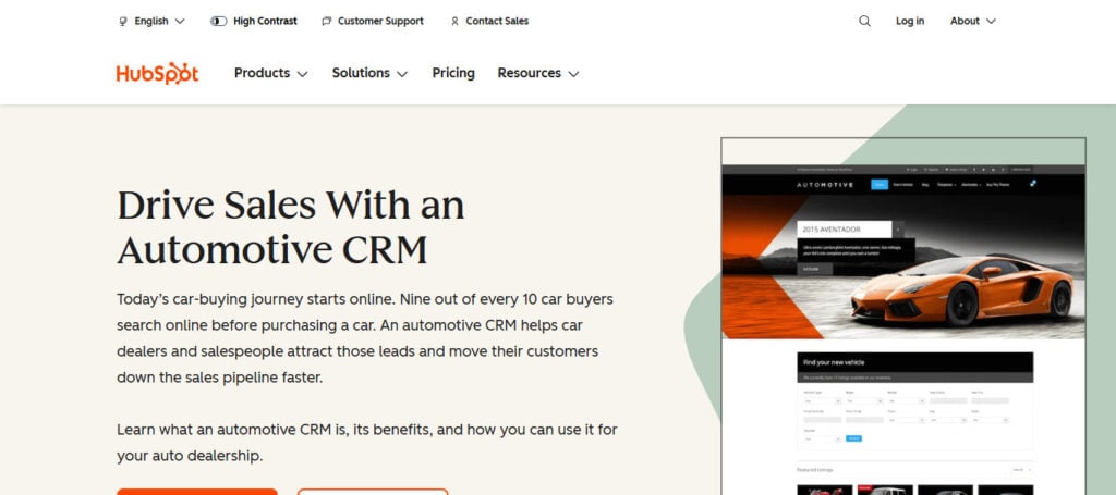 HubSpot CRM (Automotive Integrations)