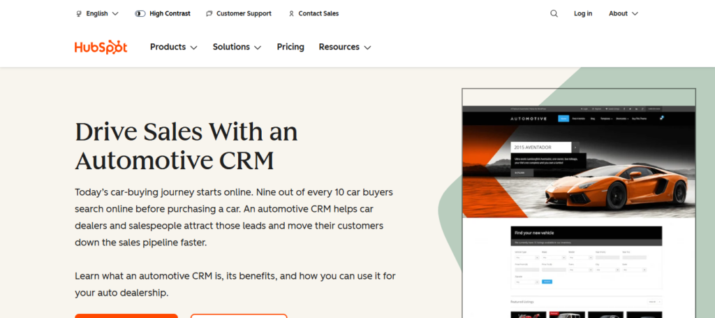 HubSpot CRM (Automotive Integrations)