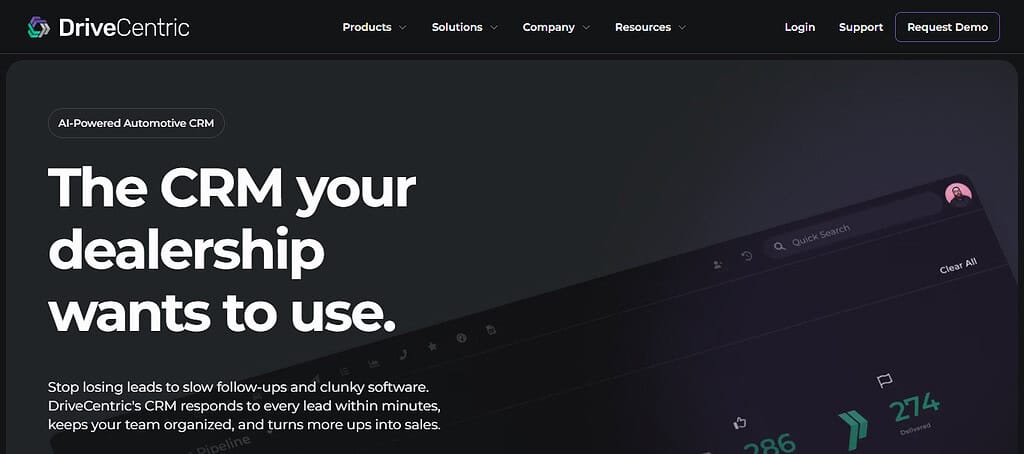 DriveCentric CRM