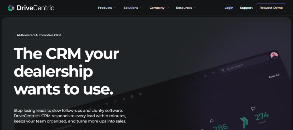 DriveCentric CRM