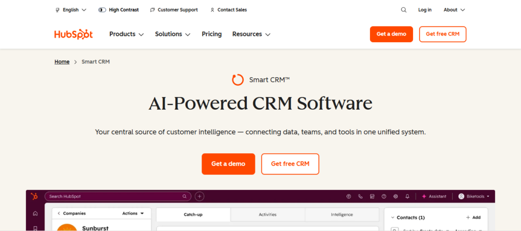HubSpot AI CRM