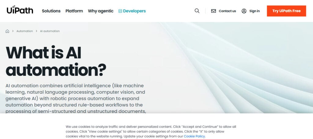 UiPath AI Automation