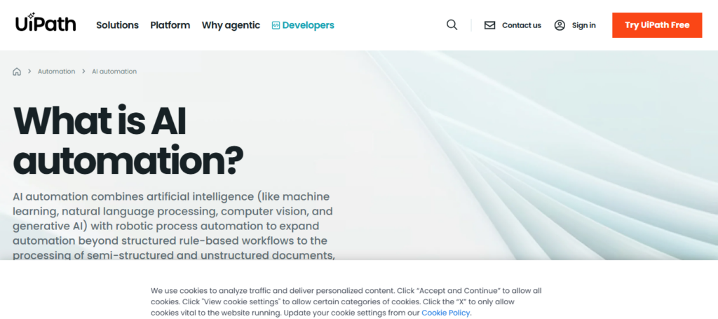 UiPath AI Automation