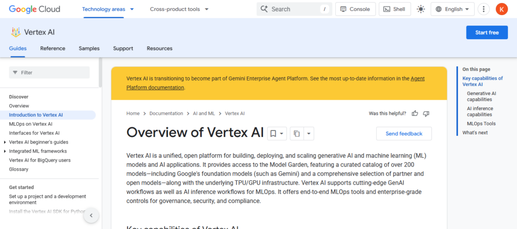 Google Cloud Vertex AI
