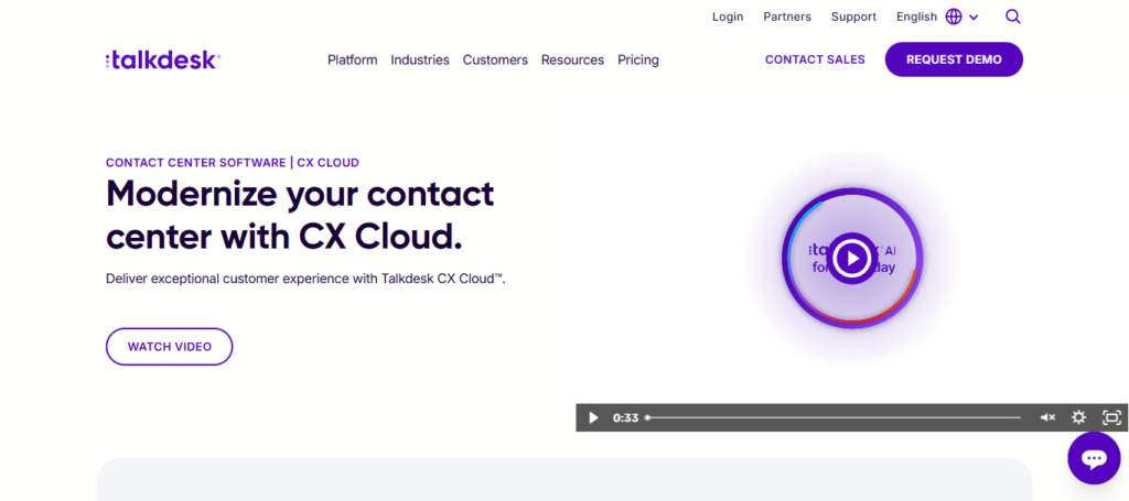 Talkdesk CX Cloud