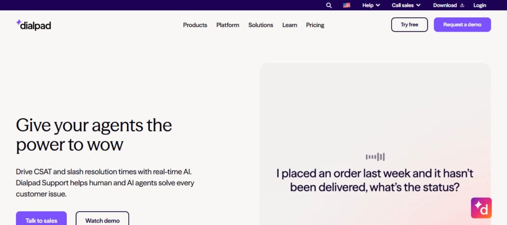 Dialpad Ai Contact Center
