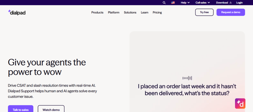 Dialpad Ai Contact Center