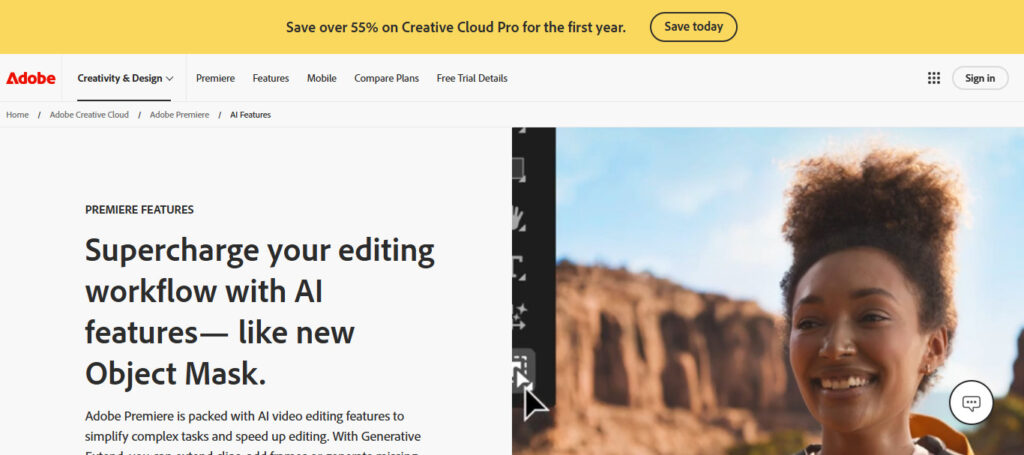 Adobe Premiere Pro Sensei AI