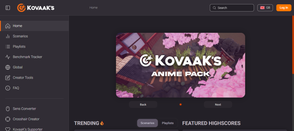 Kovaak’s AI Trainer